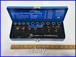 Armstrong USA 16-090 19pc 3/8 Drive ELIMINATOR SAE Metric Ratchet Socket Set