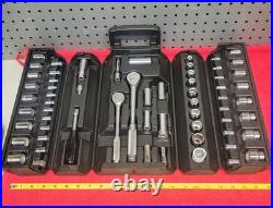 BLACKHAWK TOOLS METRIC & SAE 62 PC SOCKET SET WithCASE VTG USA