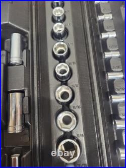 BLACKHAWK TOOLS METRIC & SAE 62 PC SOCKET SET WithCASE VTG USA