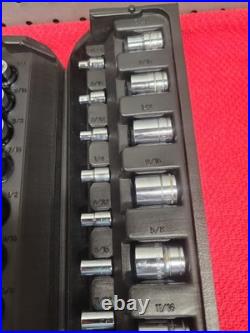BLACKHAWK TOOLS METRIC & SAE 62 PC SOCKET SET WithCASE VTG USA BLACKHAWK TOOLS METRIC & SAE 62 PC SOCKET SET WithCASE VTG USA