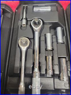 BLACKHAWK TOOLS METRIC & SAE 62 PC SOCKET SET WithCASE VTG USA