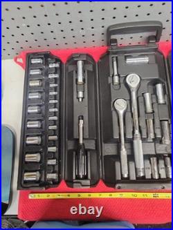 BLACKHAWK TOOLS METRIC & SAE 62 PC SOCKET SET WithCASE VTG USA