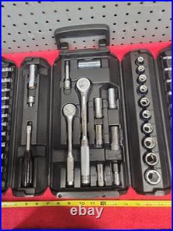 BLACKHAWK TOOLS METRIC & SAE 62 PC SOCKET SET WithCASE VTG USA