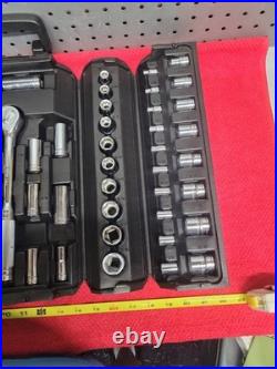 BLACKHAWK TOOLS METRIC & SAE 62 PC SOCKET SET WithCASE VTG USA