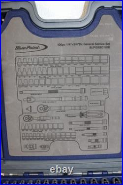 BLUE-POINT BLPGSSC100B 100 pc Combination Drive SAE/Metric General Service Set
