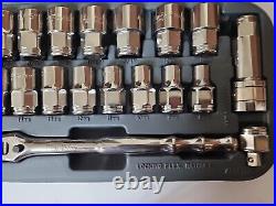 BLUE POINT BLPPTSS3822 22-Piece 3/8 Drive Pass-Thru Complete Socket Set BLUE POINT BLPPTSS3822 22-Piece 3/8 Drive Pass-Thru Complete Socket Set