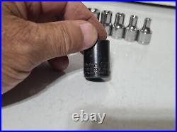 BLUE POINT by SNAP ON 25 Piece 3/8 Dr Socket Sets Wrench USA MADE TOOLS