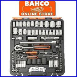 Bahco 77 Piece 1/4 And 1/2 Drive Ratchet Metric And Imperial Socket Set, S800