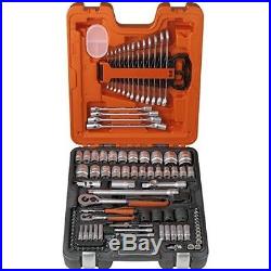 Bahco S106 S106 Socket Set 106-Piece 1/4 & 1/2-Inch Drive
