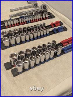 BlackHawk Proto 1/2 3/8 1/4 Drive 70+ Piece Socket Set W Extensions Metric / SAE