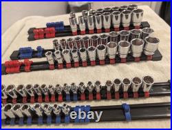 BlackHawk Proto 1/2 3/8 1/4 Drive 70+ Piece Socket Set W Extensions Metric / SAE