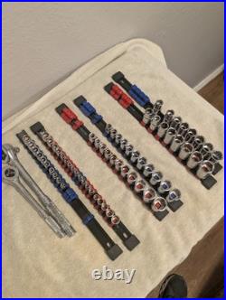 BlackHawk Proto 1/2 3/8 1/4 Drive 70+ Piece Socket Set W Extensions Metric / SAE