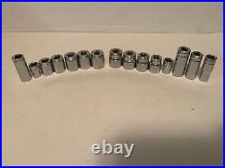 Blackhawk 3/8 15 piece socket set