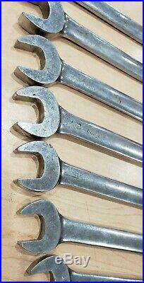 Blue Point 10pc Standard Ratcheting Box/Open End Wrench Set (3/8-1) Pre-owned