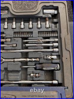 Blue Point 155pc 3/8 & 1/4 Drive SAE/Metric General Service Set BLPGSSC155 4B