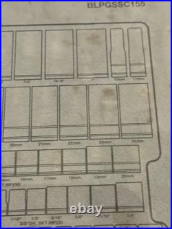 Blue Point 155pc ComboDrive SAE/Metric General Service Set BLPGSSC155