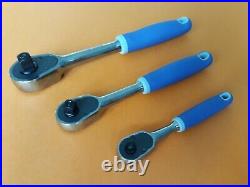 Blue Point 1/4 3/8 1/2 Soft Grip Ratchet Set Inc VAT New As sold by Snap On