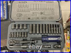 Blue Point 1/4 Drive Metric 27 PC General Service Set BLPGSSM1427 Free Shipping
