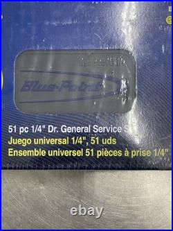 Blue Point 1/4 Drive Metric 51pc General Service Set BLPGSS1451A Complete