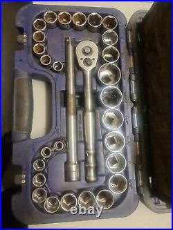 Blue Point 33pc 1/2 Socket Set BLPGSS1233 As sold by Snap On