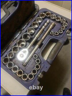 Blue Point 33pc 1/2 Socket Set BLPGSS1233 As sold by Snap On