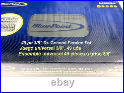 Blue-Point 49 pc 3/8 Drive SAE & Metric General Service Socket Set BLPGSS3849