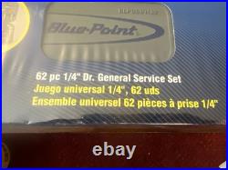 Blue Point BLPGSS1462 1/4 Drive SAE Metric General Service Set NEW SEALED