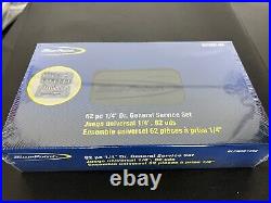 Blue Point BLPGSS1462 62 Piece 1/4 Drive SAE/Metric General Service Set