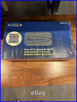 Blue Point BLPGSS1462 62 Piece 1/4 Drive SAE/Metric General Service Set
