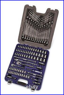 Blue-Point BLPGSSC100B 100pc 1/4+ 3/8 SAE/Metric Drive Socket & Wrench Set New