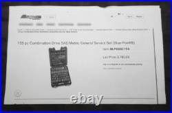 Blue-Point BLPGSSC155 155 Pc SAE Metric General Service Socket Set Missing 3Pcs