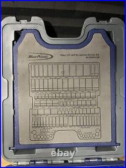 Blue-Point BLPGSSC155 Combination Drive SAE/ Metric 155 pc General Service Set