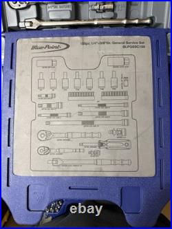 Blue-Point BLPGSSC155 Combination Drive SAE/ Metric 155pc Set READ Blue-Point BLPGSSC155 Combination Drive SAE/ Metric 155pc Set READ