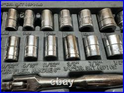 Blue-Point SAE/Metric 1/4 51pc Tool Set BLPGSS1451A MANY PIECES ARE SNAP ON
