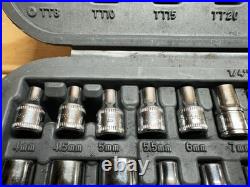 Blue-Point SAE/Metric 1/4 51pc Tool Set BLPGSS1451A MANY PIECES ARE SNAP ON