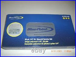Blue-Point Tools 38-Piece 1/4 Drive General Service Set #BLPGSS1438 NEW
