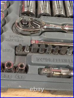 Blue-Point Tools BLPGSS1462 1/4 Drive MM & SAE General Service Set With Case Blue-Point Tools BLPGSS1462 1/4 Drive MM & SAE General Service Set With Case