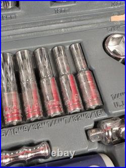 Blue-Point Tools BLPGSS1462 1/4 Drive MM & SAE General Service Set With Case Blue-Point Tools BLPGSS1462 1/4 Drive MM & SAE General Service Set With Case