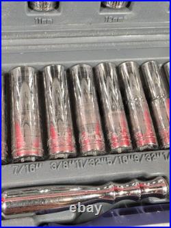 Blue-Point Tools BLPGSS1462 1/4 Drive MM & SAE General Service Set With Case Blue-Point Tools BLPGSS1462 1/4 Drive MM & SAE General Service Set With Case