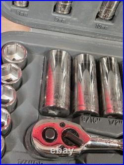 Blue-Point Tools BLPGSS1462 1/4 Drive MM & SAE General Service Set With Case Blue-Point Tools BLPGSS1462 1/4 Drive MM & SAE General Service Set With Case