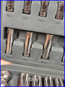 Blue-Point Tools BLPGSS1462 1/4 Drive MM & SAE General Service Set With Case Blue-Point Tools BLPGSS1462 1/4 Drive MM & SAE General Service Set With Case