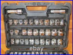 Bostitch SAE+Metric Pass-Thru Ratchet Socket Set BMT72287 Missing 1 Ratchet