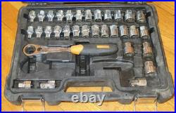 Bostitch SAE+Metric Pass-Thru Ratchet Socket Set BMT72287 Missing 1 Ratchet