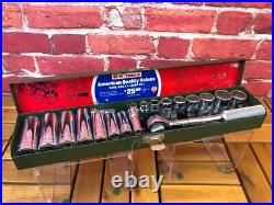 Brand-New SK TOOLS 20 Piece 3/8 DRIVE SOCKET SET Chrome No. 4520-76 USA MADE Brand-New SK TOOLS 20 Piece 3/8 DRIVE SOCKET SET Chrome No. 4520-76 USA MADE