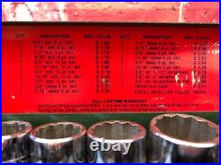 Brand-New SK TOOLS 20 Piece 3/8 DRIVE SOCKET SET Chrome No. 4520-76 USA MADE Brand-New SK TOOLS 20 Piece 3/8 DRIVE SOCKET SET Chrome No. 4520-76 USA MADE