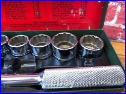 Brand-New SK TOOLS 20 Piece 3/8 DRIVE SOCKET SET Chrome No. 4520-76 USA MADE Brand-New SK TOOLS 20 Piece 3/8 DRIVE SOCKET SET Chrome No. 4520-76 USA MADE