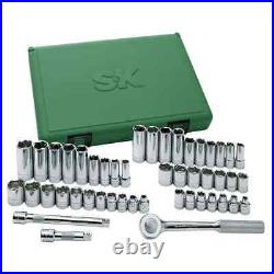 Brand New SK Tools 47pc 3/8 Drive SAE & Metric Complete Set 94547