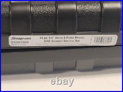 Brand New Snap On # Ss203505 44 Pc 1/4 Drv 6 Pt Metric/sae General Service Set