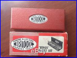 Britool 1/4 Drive Socket Set 1960's No63 AF, BA & Whitworth Complete England