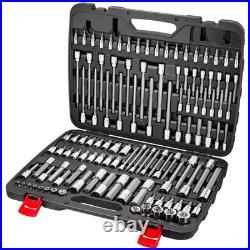 CARBYNE 114-Pc Master Metric & SAE Hex (Allen), Torx and XZN Triple Square Set